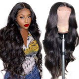 Good Quality Lolita Long Black Loose Wave Synthetic Wig No Bangs Natual Heat Resistant Fiber Cosplay Wig