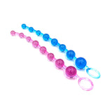 Wholesale prices 10 Balls Butt Sex Plug Toys TPE Crystal G-Spot Stimulator Butt Anal Plug Beads