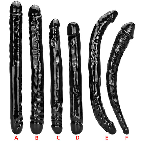 Wholesale prices Double Headed Dildo Female Two-Headed Dragon Gay Prostate Stimulator Lesbian Horse Dildo Penis Cock Anal Plug
