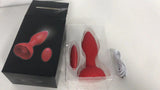 Wholesale prices  Rose Wireless Remote Vibrator Sex Toy Anal Plug Male Prostate Massage Vagina G Spot Dildo Butt Plug