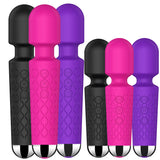 Wholesale prices Mini 10 Speed Magic Wand Massager Women Vagina Clitoris G Spot Stimulator AV Vibrator