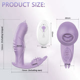 Wholesale prices Rechargable Wireless Remote Control Rabbit G Spot Clit vaginal Sucker Dildo Vibrator