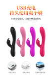 Wholesale prices Heating Rechargable Realistic Dildo G Spot Vagina Clit Massager AV Rabbit Vibrator