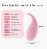 Wholesale prices 10-Speed Frequency Novice Vagina G Spot Stimulation Vibrator Clitoris Stimulator Whale Vibrating Egg