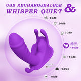 Wholesale prices Wearable Rechargeable APP Wireless Remote Control Sucking clit Vibrator G-spot Massager Masturbation Dildo Butterfly Vibrator