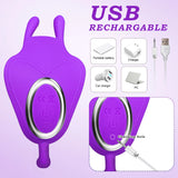 Wholesale prices Wearable Rechargeable APP Wireless Remote Control Sucking clit Vibrator G-spot Massager Masturbation Dildo Butterfly Vibrator