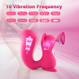 Wholesale prices Squirrel Tongue Sucker Oral Licking Clit Dildo Stimulator Nipple Vagina Vibrator