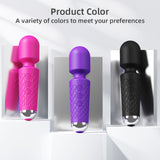 Wholesale prices Mini 10 Speed Magic Wand Massager Women Vagina Clitoris G Spot Stimulator AV Vibrator