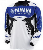 Blue YAMAHA bike cycling jersey