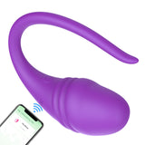 Wholesale prices APP WIFI wireless remote control Masturbator Women Clit Vagina Stimulator Tadpole Dildo Vibrating Egg