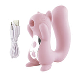 Wholesale prices Squirrel Tongue Sucker Oral Licking Clit Dildo Stimulator Nipple Vagina Vibrator